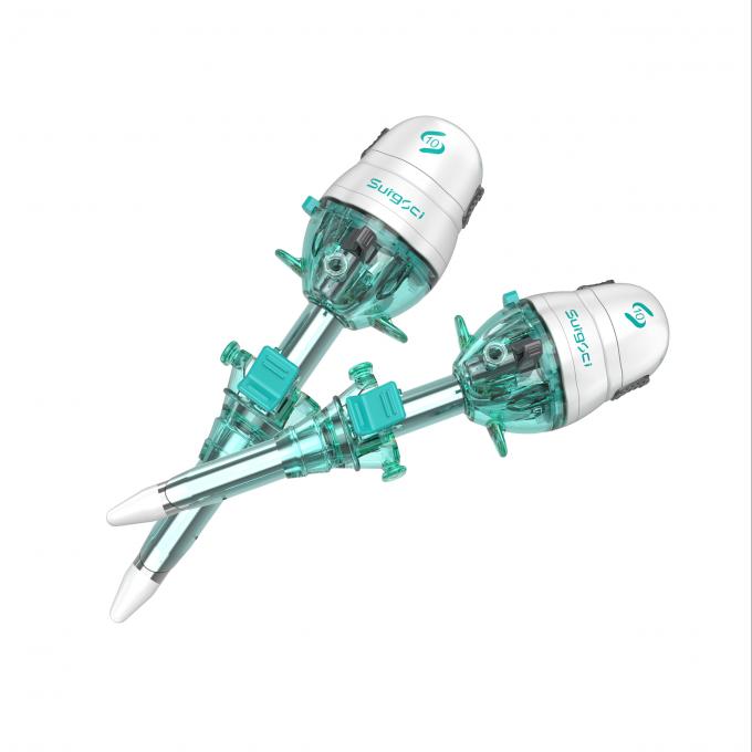 प्लास्टिक 10 मिमी डिस्पोजेबल हसन ट्रोकार ब्लंट टिप पेट सर्जिकल उपकरण 2