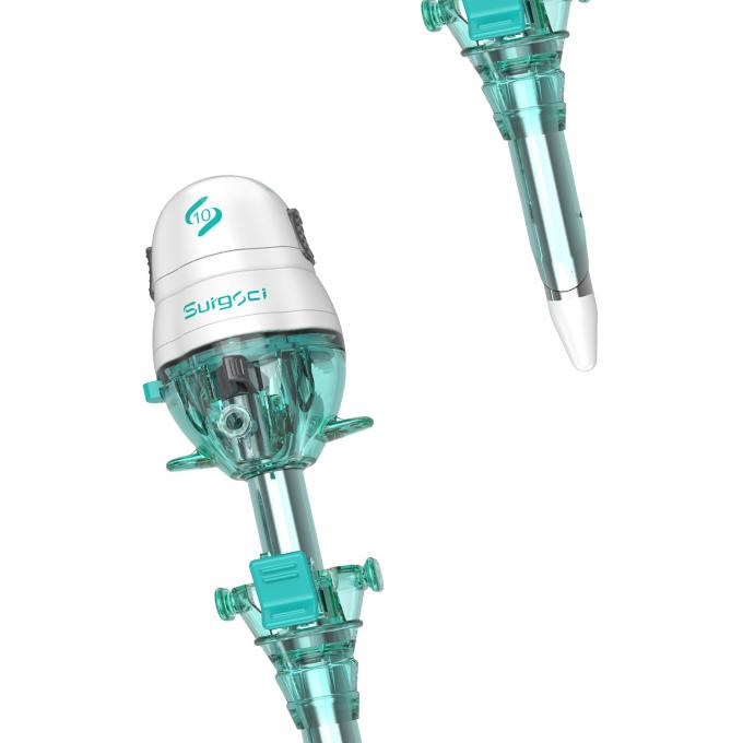 प्लास्टिक 10 मिमी डिस्पोजेबल हसन ट्रोकार ब्लंट टिप पेट सर्जिकल उपकरण 1