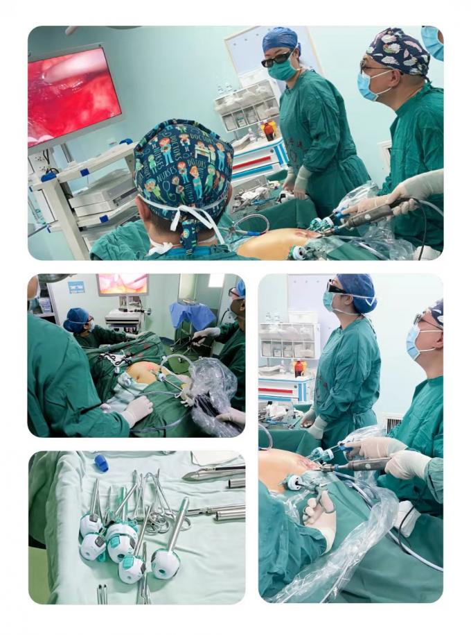 पेट की सर्जरी के लिए सिंगल यूज सर्जिकल ब्लंट ट्रोकार राउंडेड टिप सेफ्टी 13