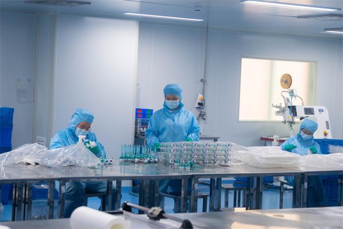 पेट की सर्जरी के लिए सिंगल यूज सर्जिकल ब्लंट ट्रोकार राउंडेड टिप सेफ्टी 5