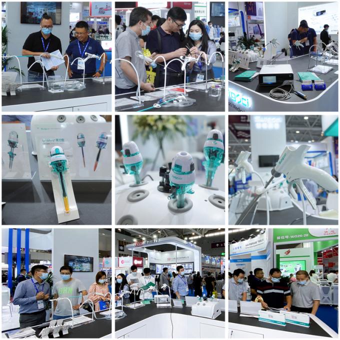 पेट की सर्जरी के लिए सिंगल यूज सर्जिकल ब्लंट ट्रोकार राउंडेड टिप सेफ्टी 7