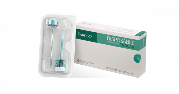 निष्फल एकमुश्त ऑप्टिकल ट्रोकर और लैप्रोस्कोपी सर्जरी के लिए कैन्यूल एकल रोगी 4